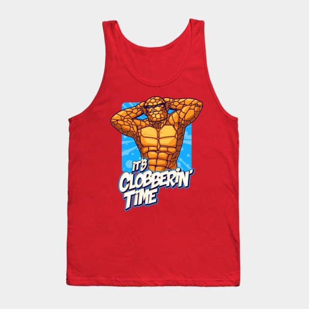 Clobberin' Time Tank Top by CupidsArt - TP